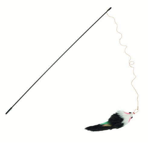 Jucarie pentru pisici Beeztees Undita cu soarece de plus 45 cm PP430418