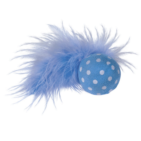 Jucarie pentru pisici Nobby Bila Sunet cu pene