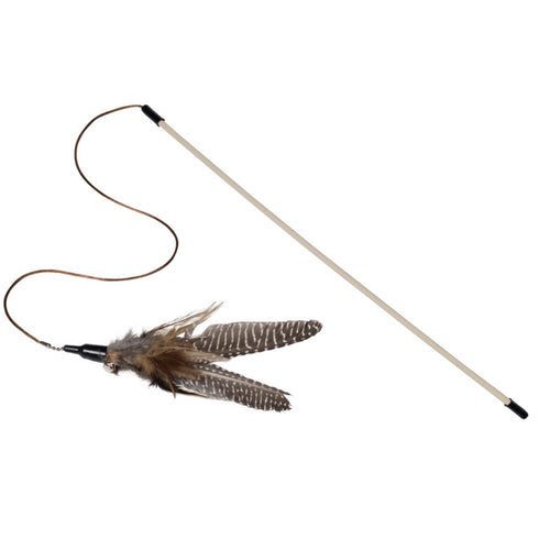 Jucarie pentru pisici Nobby Undita cu pene 46cm