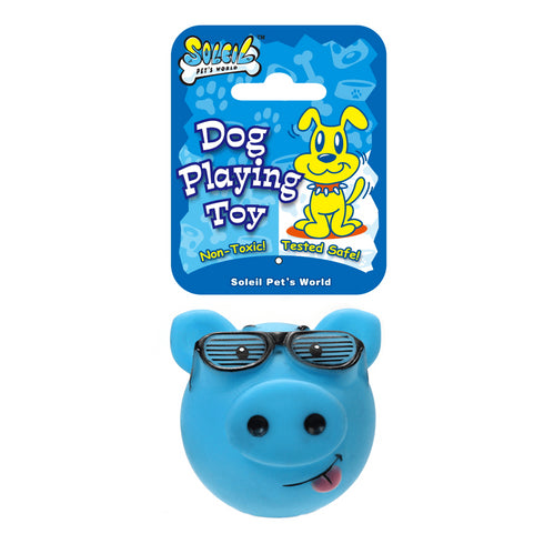 Jucarie din vinil pentru caini Soleil Porcusor 8.5cm
