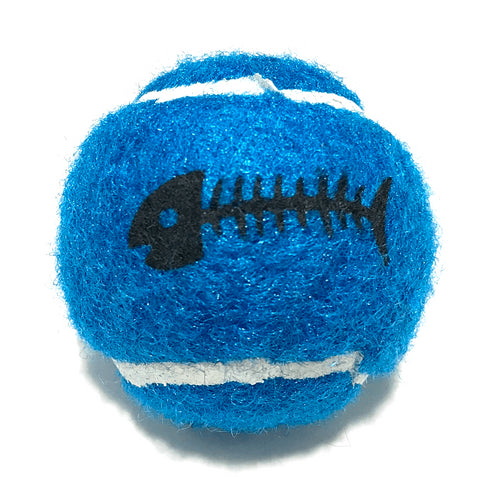 Jucarie pentru pisici Beeztees minge tenis 4 cm