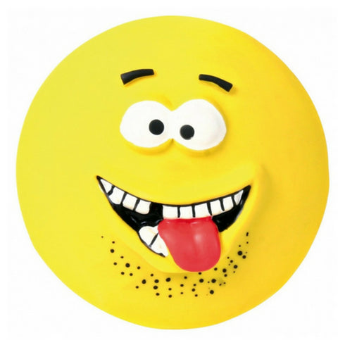 Jucarie Smiley latex cu sunet Trixie 10 cm
