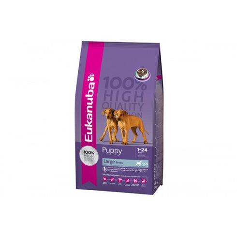 Hrana uscata pentru caini Eukanuba Puppy si Junior Large Breed 15 kg
