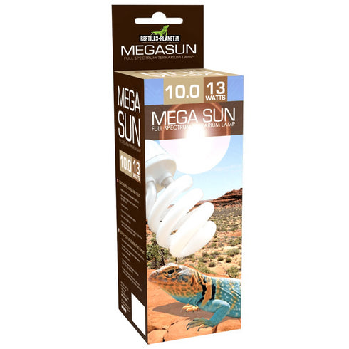 Lampa pentru terariu Mega Sun UVB 10.0 13 W