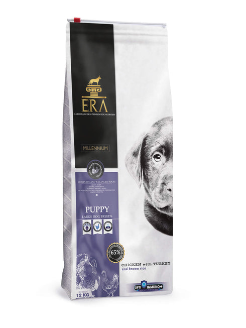 Hrana uscata pentru caini Era Puppy Large Pui&Curcan 12kg