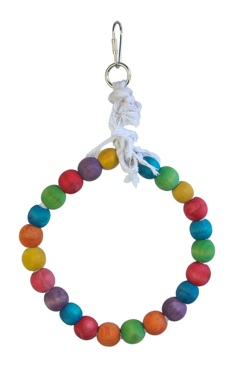 Jucarie pentru pasari mici Margele rotunde 25 cm