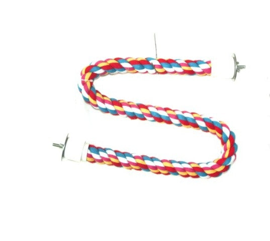 Jucarie pentru pasari mari LBW-796 Sfoara Color 80cm - Animax