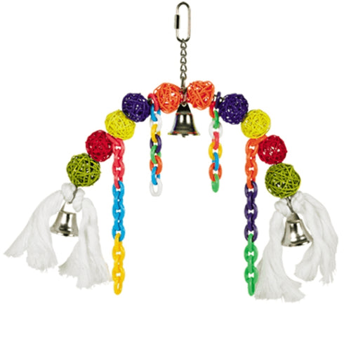 Jucarie pentru pasari mari Nobby Leagan cu bile 22cm