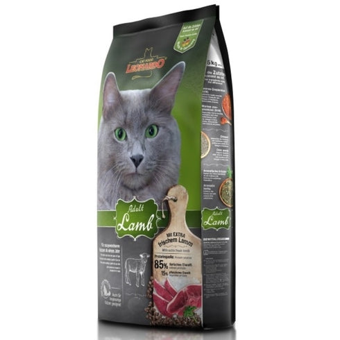 Hrana uscata pentru pisici Leonardo Adult Sensitive cu miel 400 g