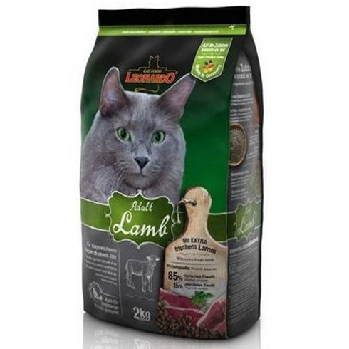 Hrana uscata pentru pisici Leonardo Adult Sensitive cu miel 2 kg