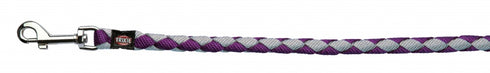 Lesa ajustabila tip cordelina pentru caini Trixie mov 1.8cm