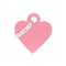 Medalion tag MyFamily Inima Aluminiu S Pink 51797