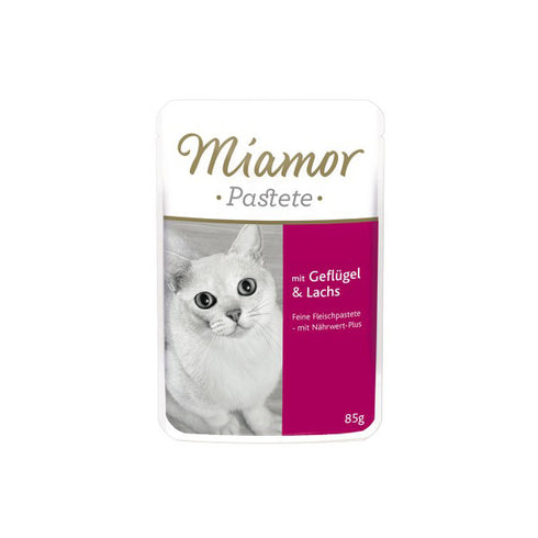 Hrana umeda pentru pisici Miamor Pate Plic Pui&Somon 85gr