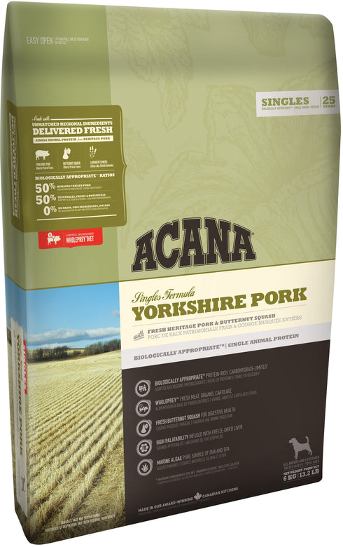 Hrana uscata pentru caini Acana Yorkshire Pork 11.4 kg
