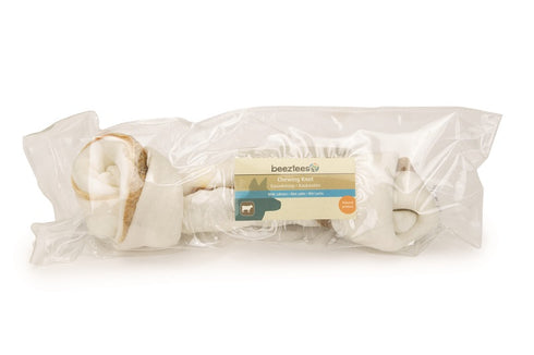 Recompensa pentru caini Beeztees os innodat cu somon