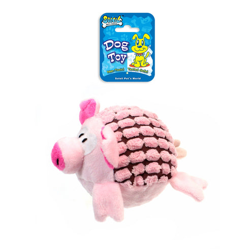 Jucarie pentru caini porcusor din plus Soleil 16 cm
