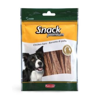 Recompensa pentru caini Snack Premium Chicken Bars 100g