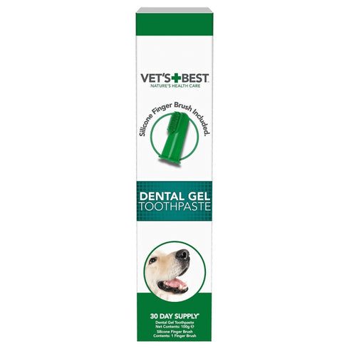 Pasta de dinti pentru caini Vet's Best Dental Care Gel 100g