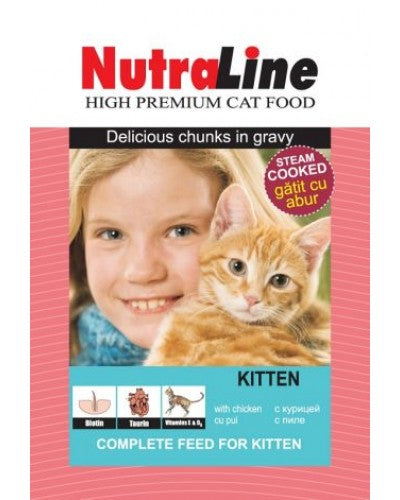 Hrana umeda pentru pisici Nutraline Classic Junior 100gr