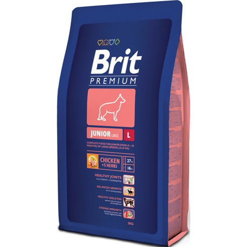 Hrana uscata pentru caini Brit Premium Junior Large Breed 3 kg