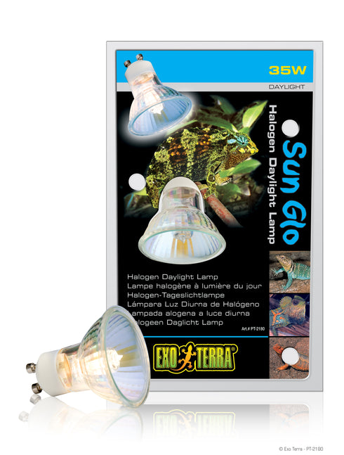 Spot pentru terariu Exo Terra Sun Glo Halogen 35W PT2180