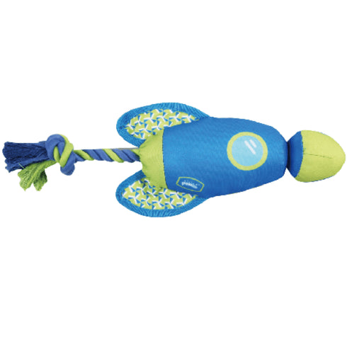 Jucarie pentru caini Pawise Racheta&Sfoara 41 cm