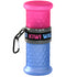 Recipient pentru apa-hrana Kiwi Walker 2in1 Pink Blue 750ml-500ml