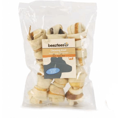 Recompensa pentru caini Beeztees Os Alb Innodat cu Somon 6X25gr