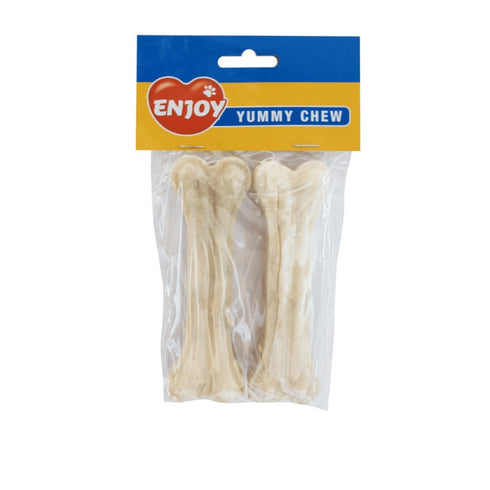 Recompensa pentru caini Enjoy Os presat alb 2 buc-set KS-16