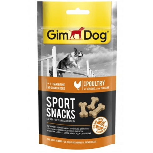 Recompensa pentru caini Gimborn Dog SportSnacks Pui 60g