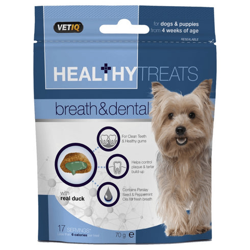 Recompensa pentru caini Vetiq Snack Dog Breath&Dental 70g
