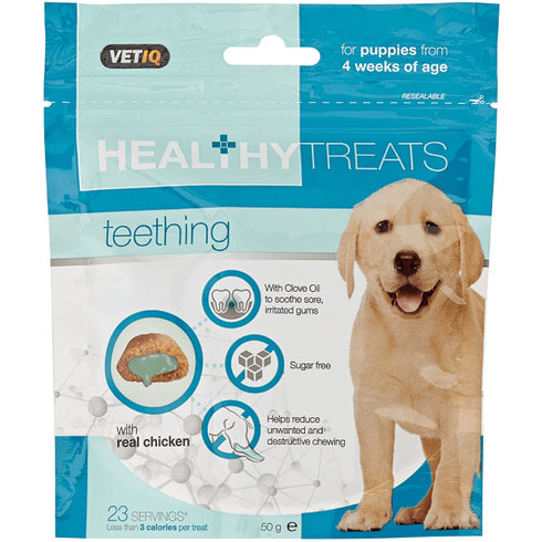 Recompensa pentru caini Vetiq Snack Puppy Teething 50g
