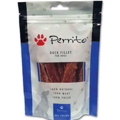 Recompense pentru caini Perrito Duck Fillet 100g