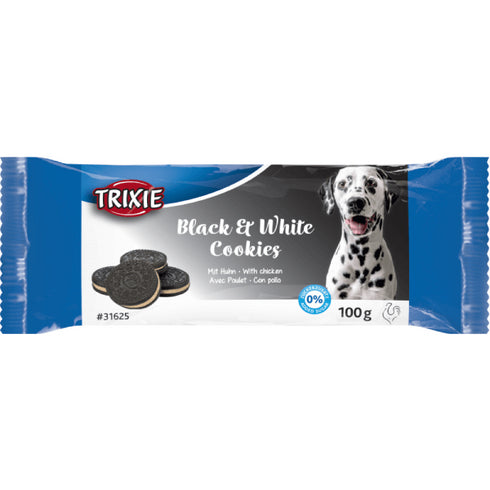Recompensa pentru caini Trixie Biscuiti Black&White 100g