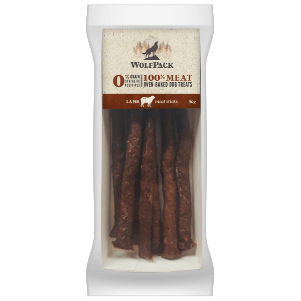 Recompensa pentru caini Wolfpack Pure Meat Sticks Miel 50g - Animax