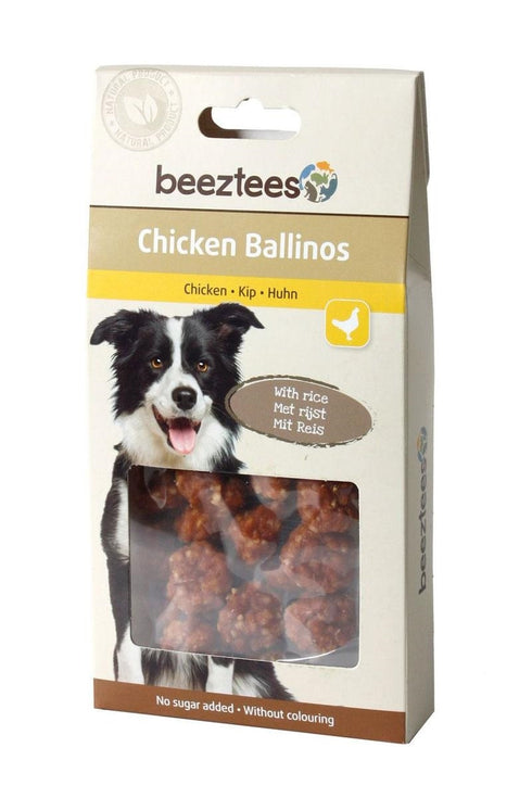 Recompensa pentru caini Beeztees Chicken Ballions cu pui 100 g