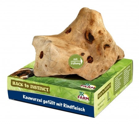 Recompensa pentru caini Jr Farm cu radacina de fag si vita 280-500 g