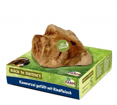 Recompensa pentru caini Jr Farm cu radacina de fag si vita 80-160 g