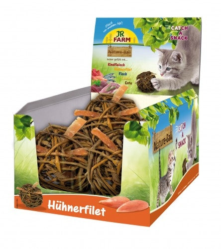 Recompensa pentru pisici Jr Farm cu file de pui 15 g - Animax