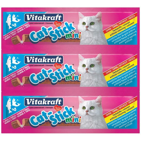 Recompensa pentru pisici Vitakraft Cat Stick Somon-Pastrav 18G