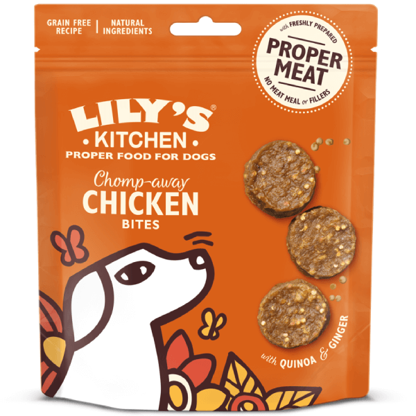 Recompense pentru caini Lily's Kitchen Dog Chomp-away Pui 70g - Animax