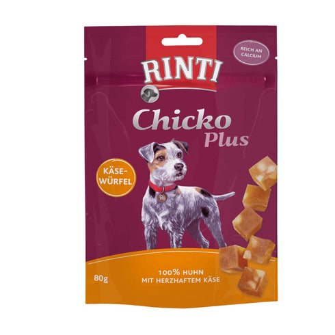 Recompense pentru caini Rinti Extra Chicko Pui si branza 80g