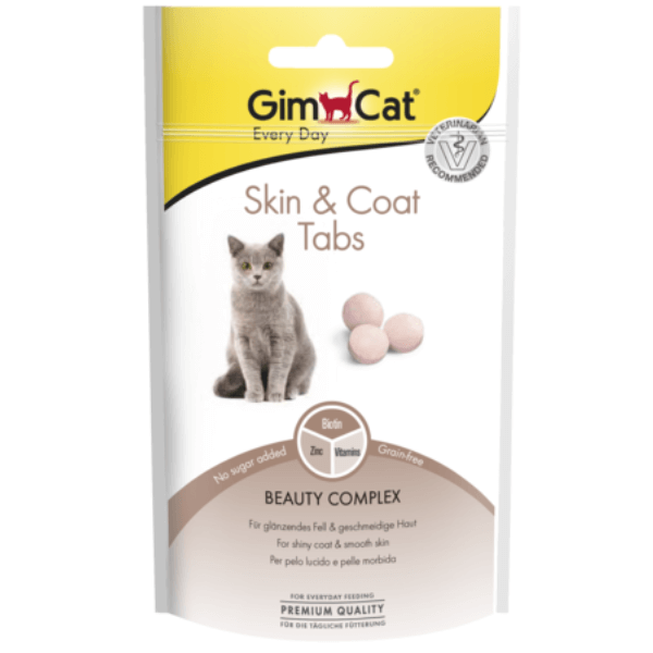 Recompense pentru pisici Gimcat Skin&Coat Tabs 40g - Animax