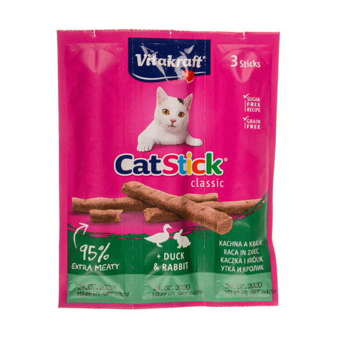 Recompense pentru pisici Vitakraft cu iepure si rata 3 bucati 18g