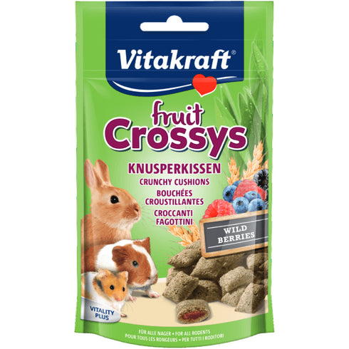 Recompense pentru rozatoare Vitakraft Crossys Wildberry 50g