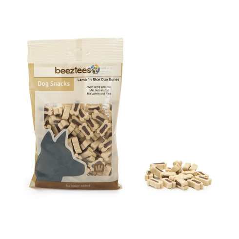 Recompense pentru caini Beeztees Snack Oase duo Miel&Orez 150g