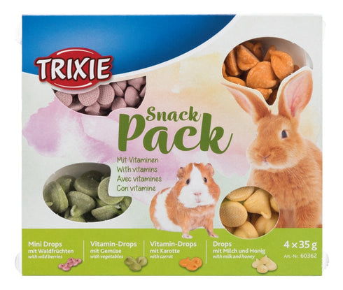 Recompense pentru rozatoare Trixie Snack Pack 4 X 35 g