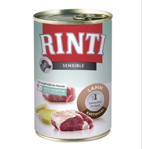 Hrana umeda pentru caini Rinti Sensible cu miel si cartofi 400g - Animax
