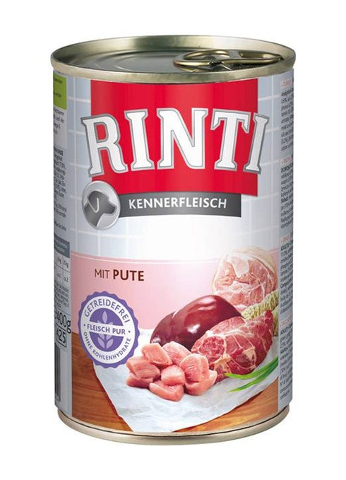 Hrana umeda pentru caini Rinti cu curcan 400 g