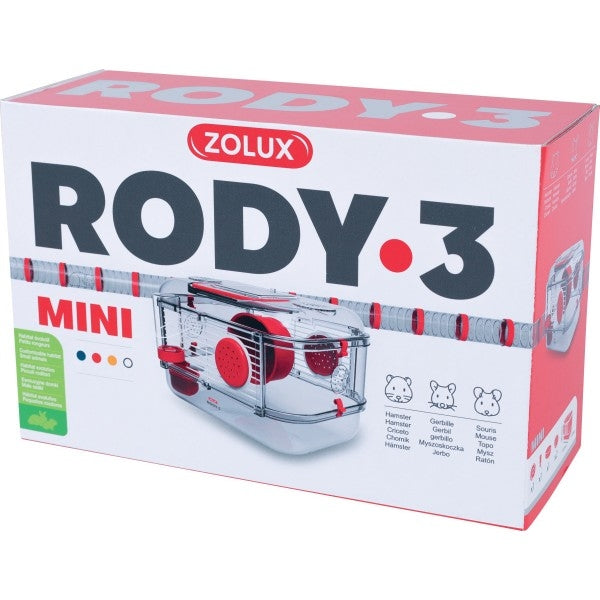 Cusca pentru rozatoare Rody Mini Rosu 33X21X18cm - Animax